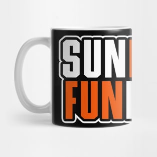 SUNDEY FUNDEY, Cincinnati Football themed Mug